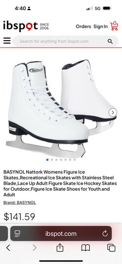 Ice skates size 8 women new