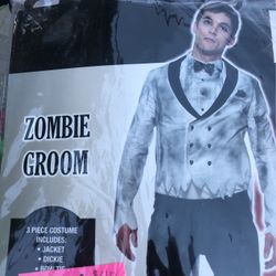 Halloween Costume Zombie Groom Size Medium