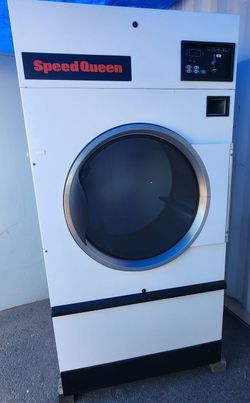 Refurbished Speed Queen Coin-Operated 50 lb Gas Dryer – Refurbished Model: ST050NBCB1G2W01