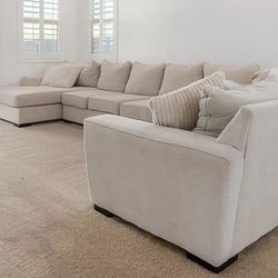Beige 4 Piece Couch 