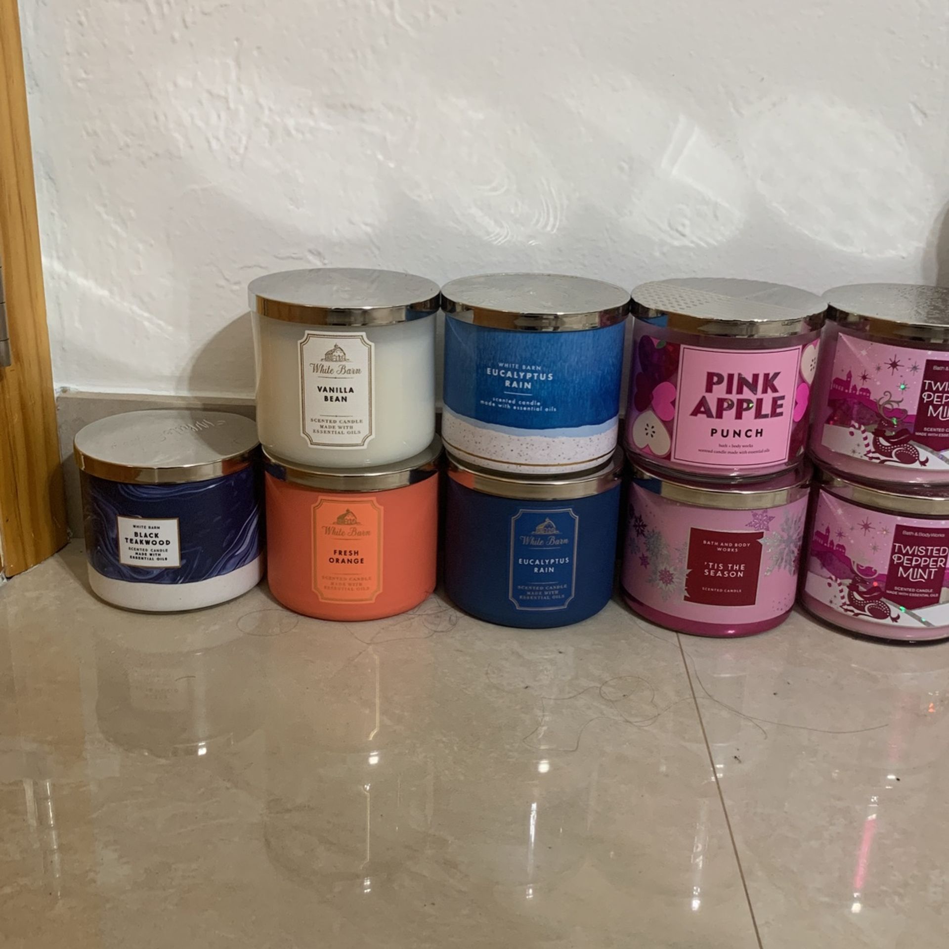 Discount! Brand New White Barn Bath And Body Works Candles