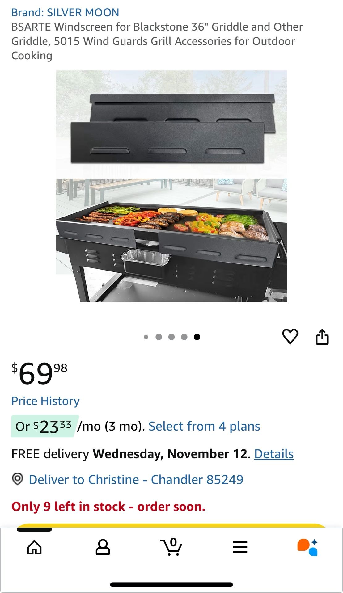 Windscreens for Blackstone 36" Griddle