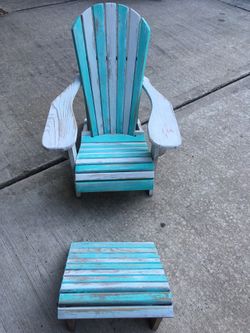 Kids chair and footstool