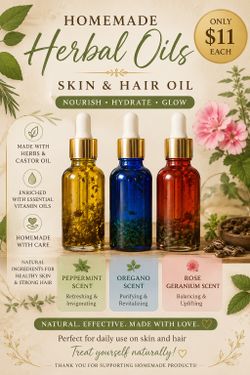 Natural oils and face toner
