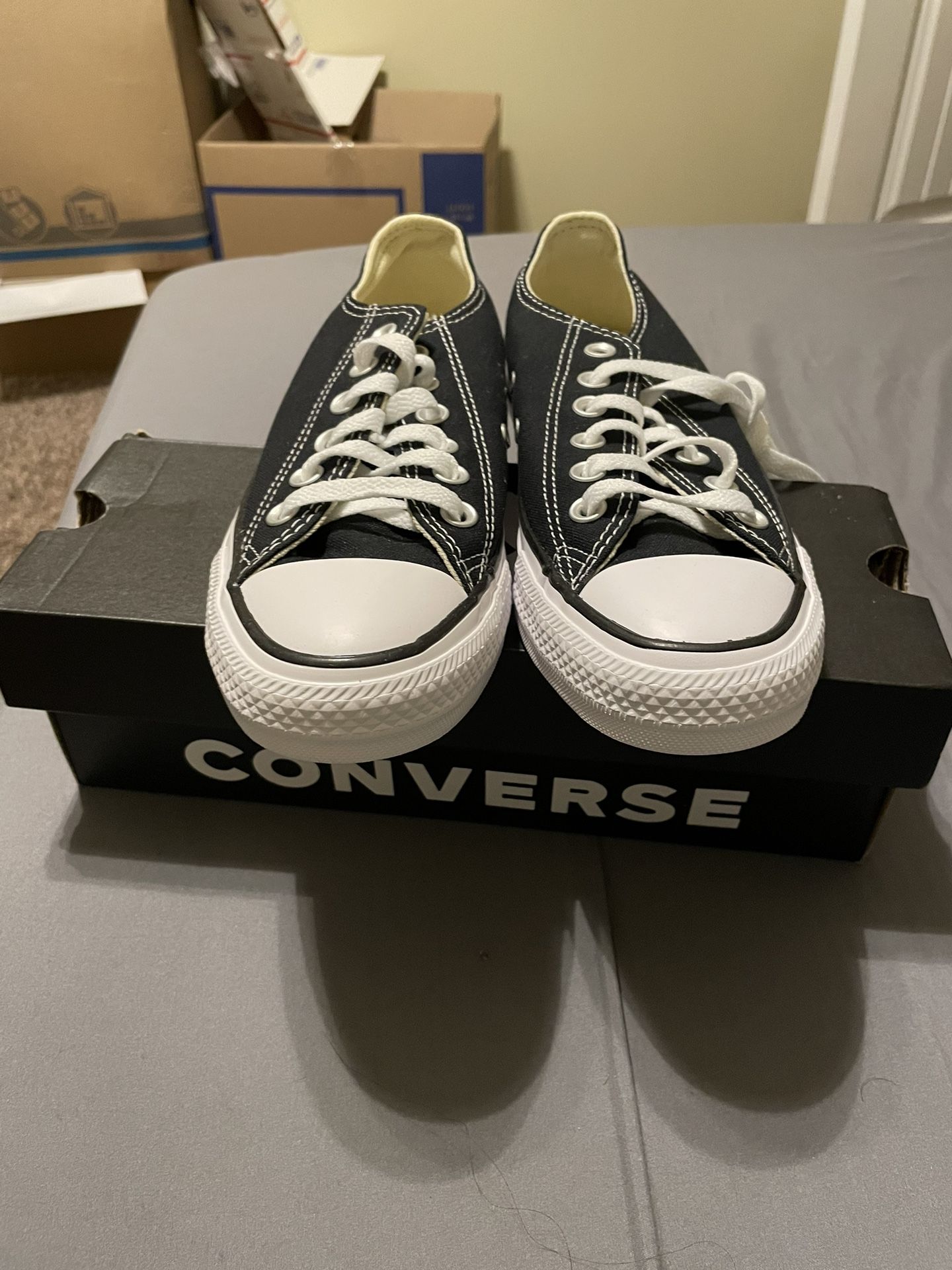 Black And White Converse 