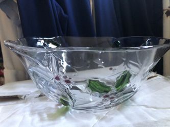 Celebrations by Mikasa crystal bowl