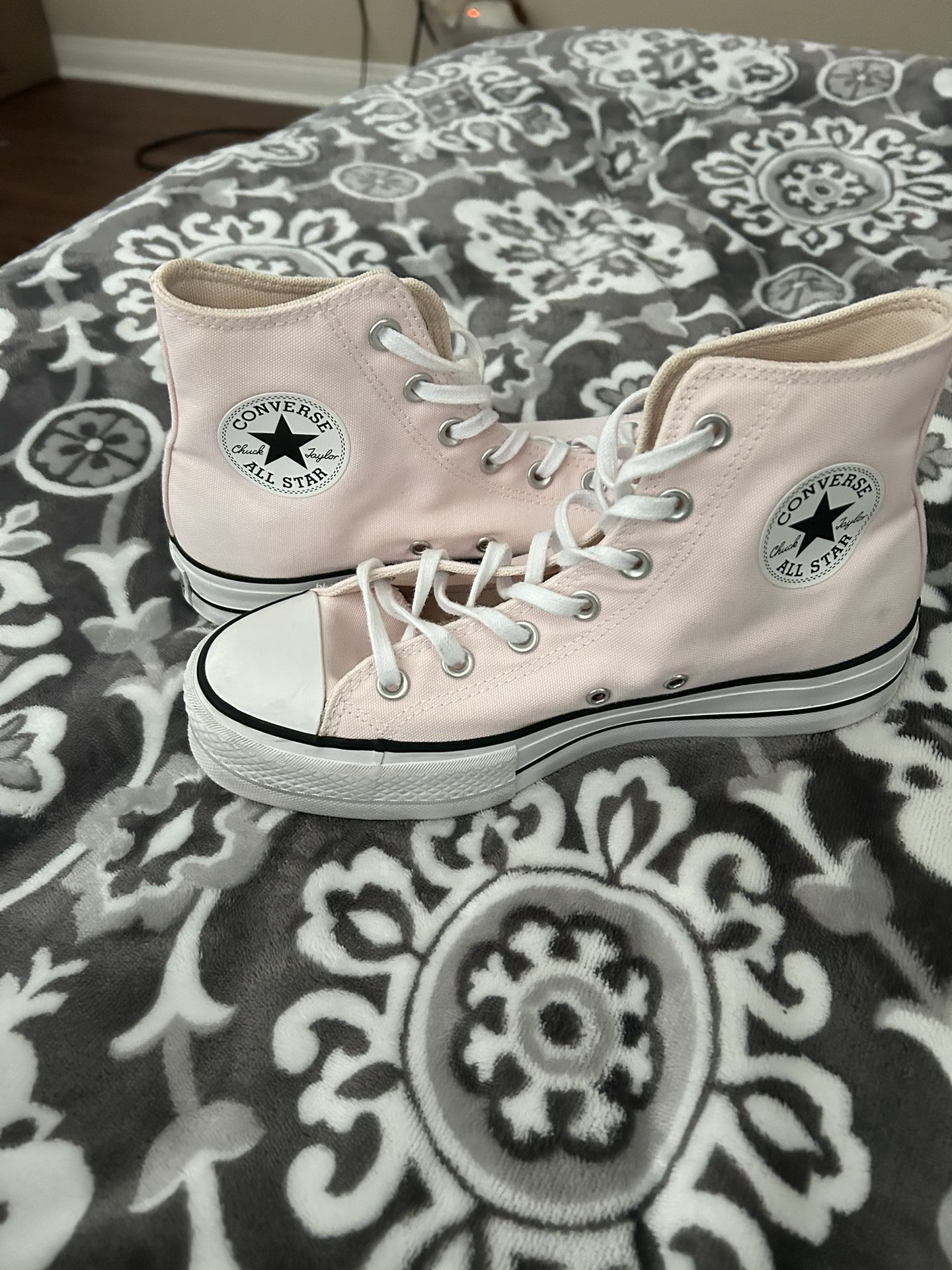 Pink High Top Converse