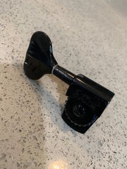 Schaller Bass Single Tuner Tuning Machine Treble Side Black