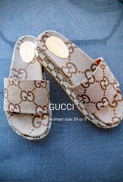 GUCCI Platform Slides Wonens