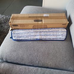 Rubbermaid Flat Mop Pad, Microfiber, 18"inch Pk 1