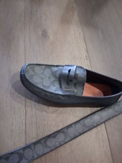 Coach shoes and belt