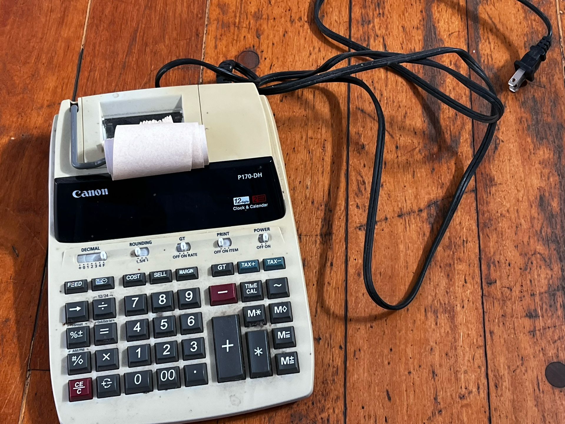 Canon P170 DH Calculator W Paper Printer.  