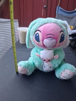 Disney Angel Easter Bunny Plush Stuffed Toy