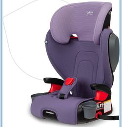 Britax Highpoint Backless Belt-Positioning Booster Seat, SafeWash Purple Ombre