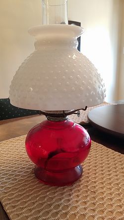 Vintage Hurricane Oil Lamp