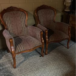Couch Chairs Vintage 
