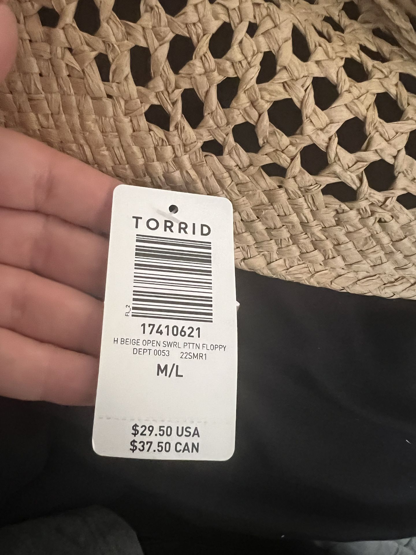 Beach Hat Brand New Never Used