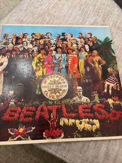 The Beatles Sgt Pepper Vinyl LP Orange Label SMAS-2653 Mastered By Capitol VG+