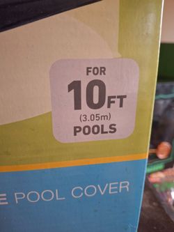Intex above ground pool debris cover 10feet