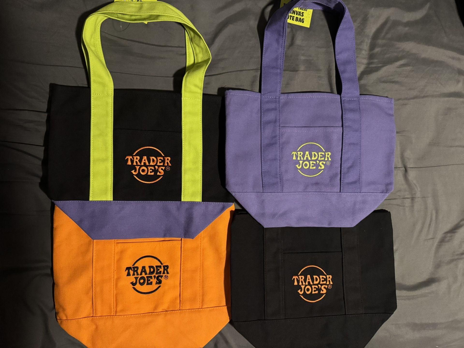 Trader Joes Halloween Tote Bags