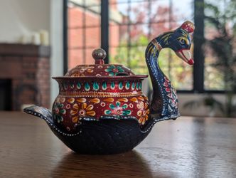 Indian Peacock Food Storage Container