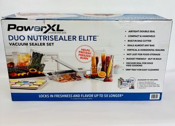 PowerXL Duo NutriSealer Elite Vacuum Sealer Set