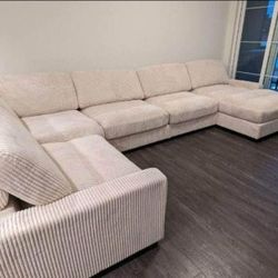 BEIGE BRAND NEW SECTIONAL ENDLESS OPTION DELIVERED TODAY!