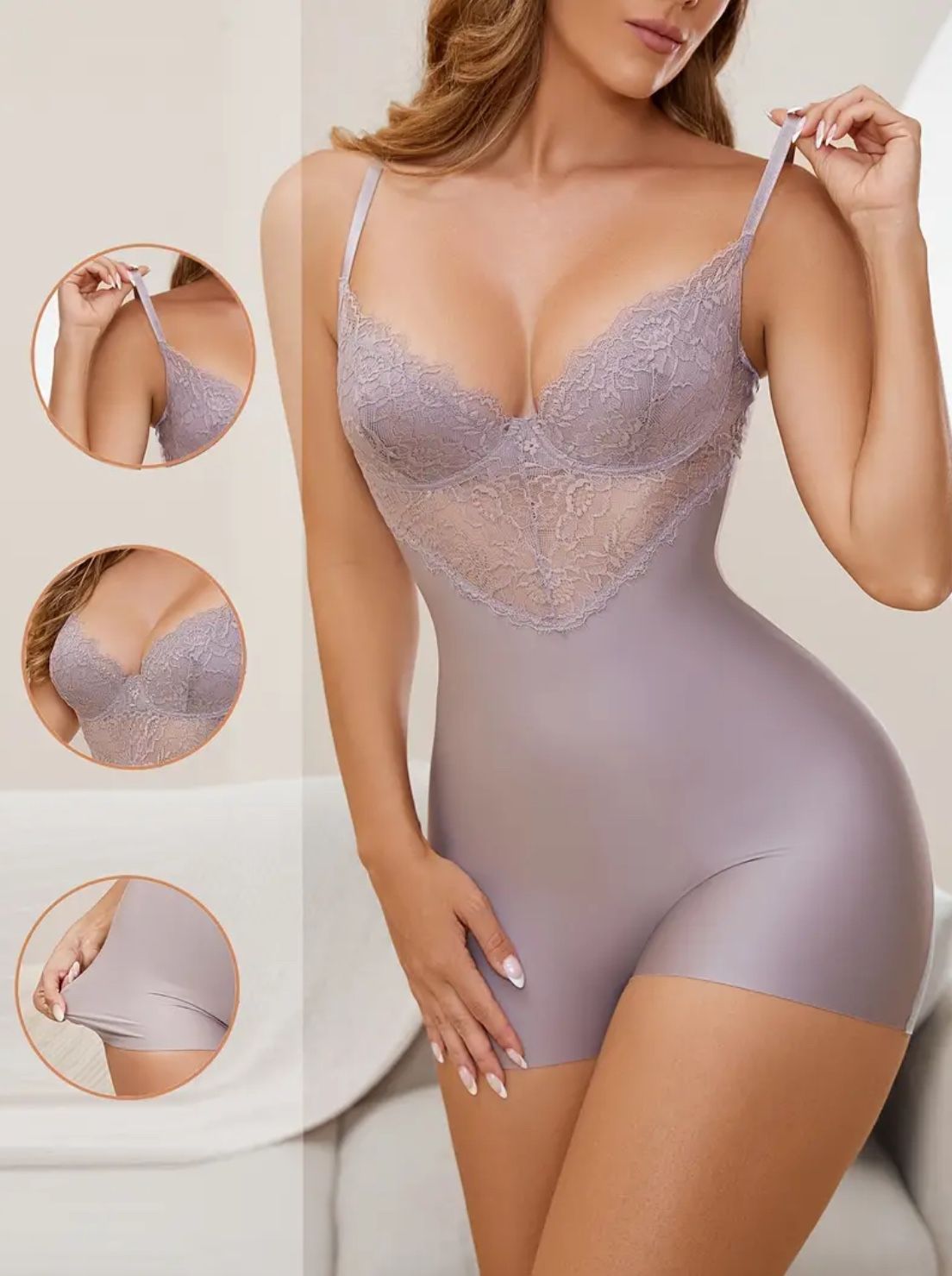 Lilac Lace Shape-wear