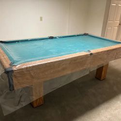 Pool Table W/ Sticks 