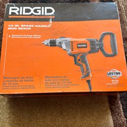 Rigid 1/2 Inch Spade Handler Mud Mixer