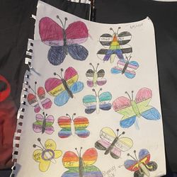 Colorful Butterfly Pride Illustrations