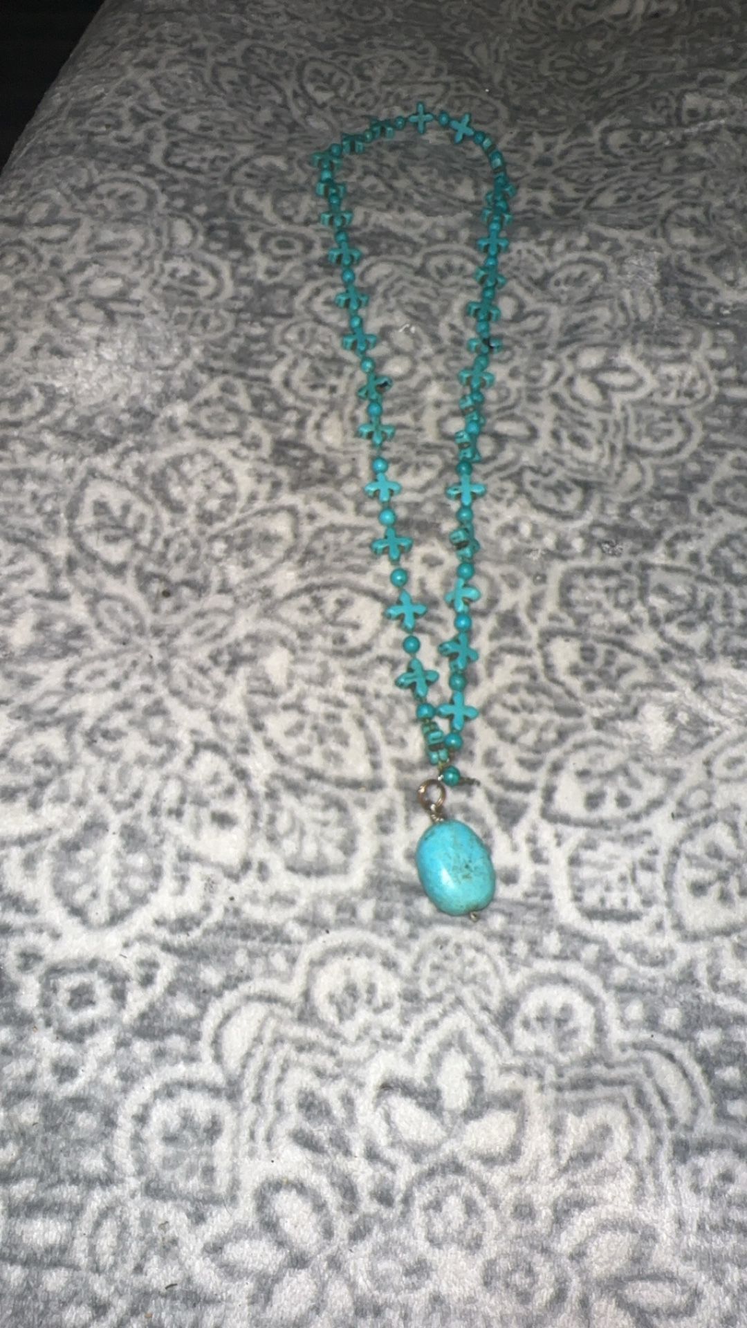 Solid Turquoise Pendant