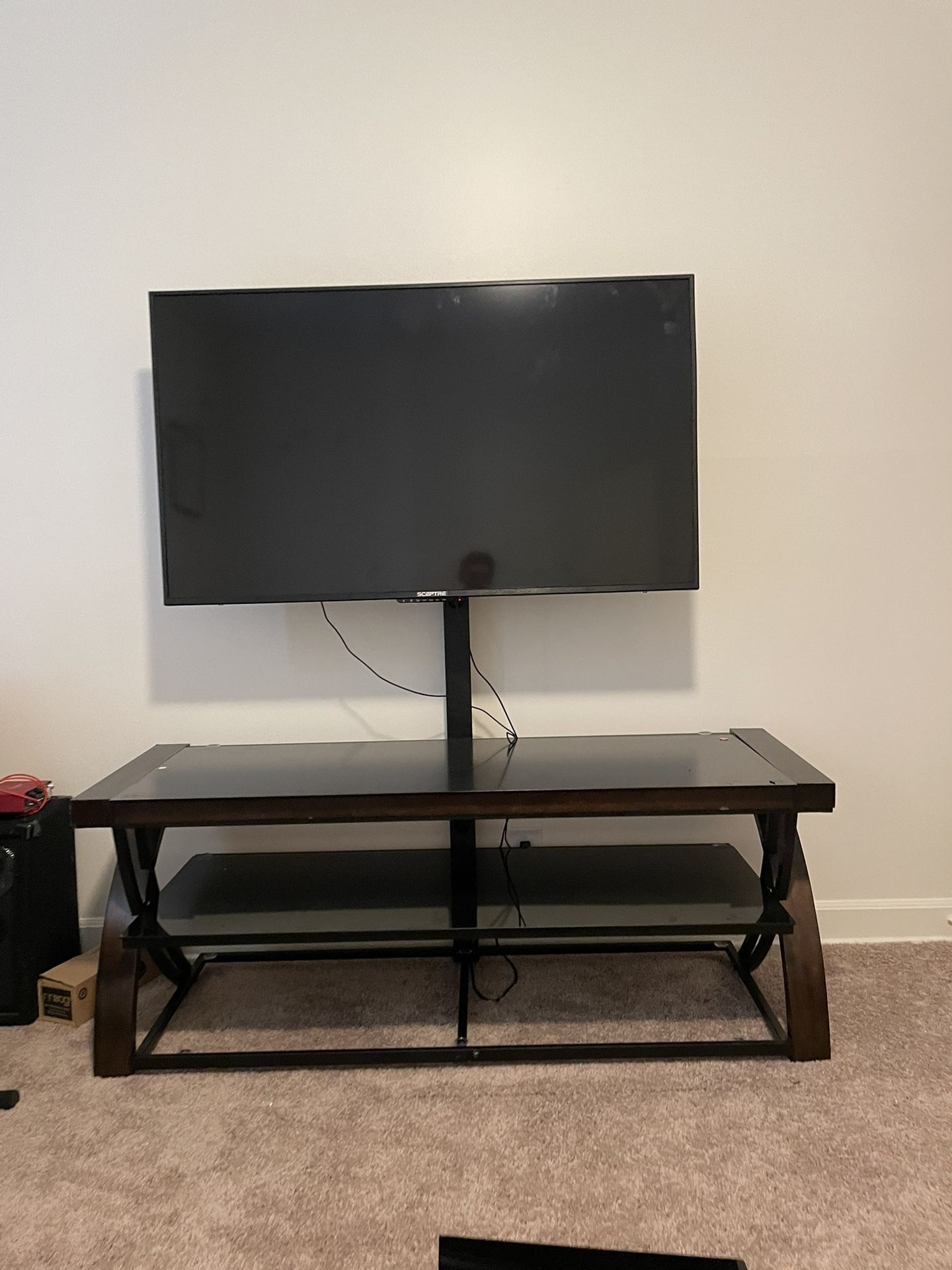TV STAND (TV Not Included