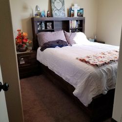 Complete Queen Bedroom Set With Adjustable Base Bed