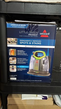 Brand new sealed bissell Little Green Pro Heat Carpet Cleaner