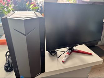 Acer Nitro 50 Gaming Desktop + Acer 165Hz Gaming Monitor + NOHI 02 RGB Keyboard — Like New