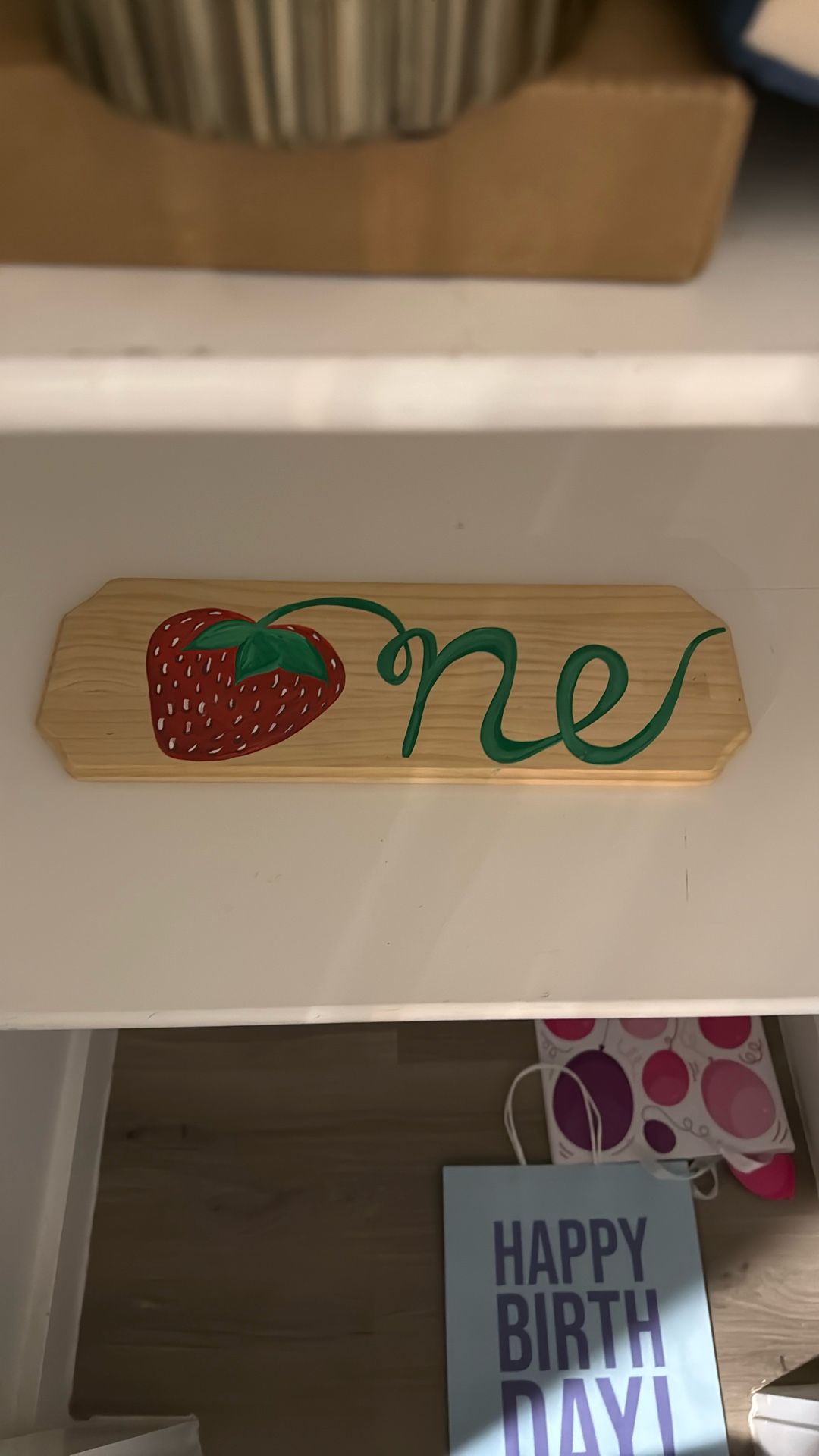 Birthday strawberry One Sign