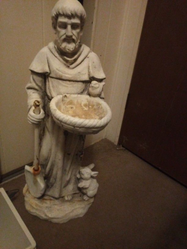 Saint Francis Birdbath