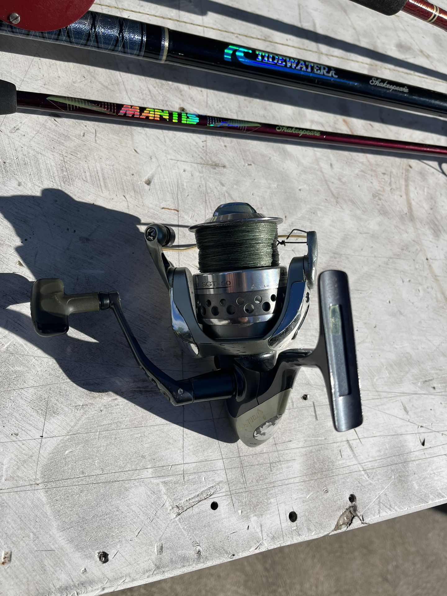 Variety Reels With Fishing Gear Bag