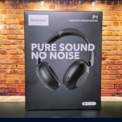 Pointcinco Active Noise Canceling Headphones, Over-Ear Headphones with Mic, 60 Hours Playtime In-Ear Bluetooth Headphones with Deep Bass