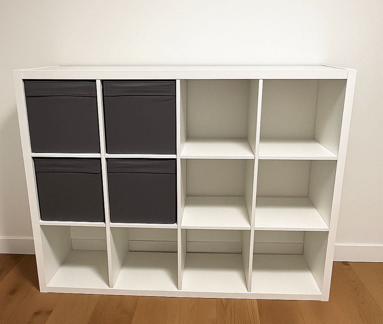 KALLAX Shelf unit, white, 43 7/8x57 5/8 "