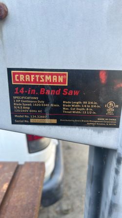 Craftsman band saw