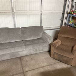 Couch and Recliner