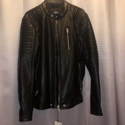 Zara Men’s Leather Jacket