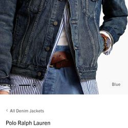 Denim Truck Jacket Brand New Polo Ralph Lauren 