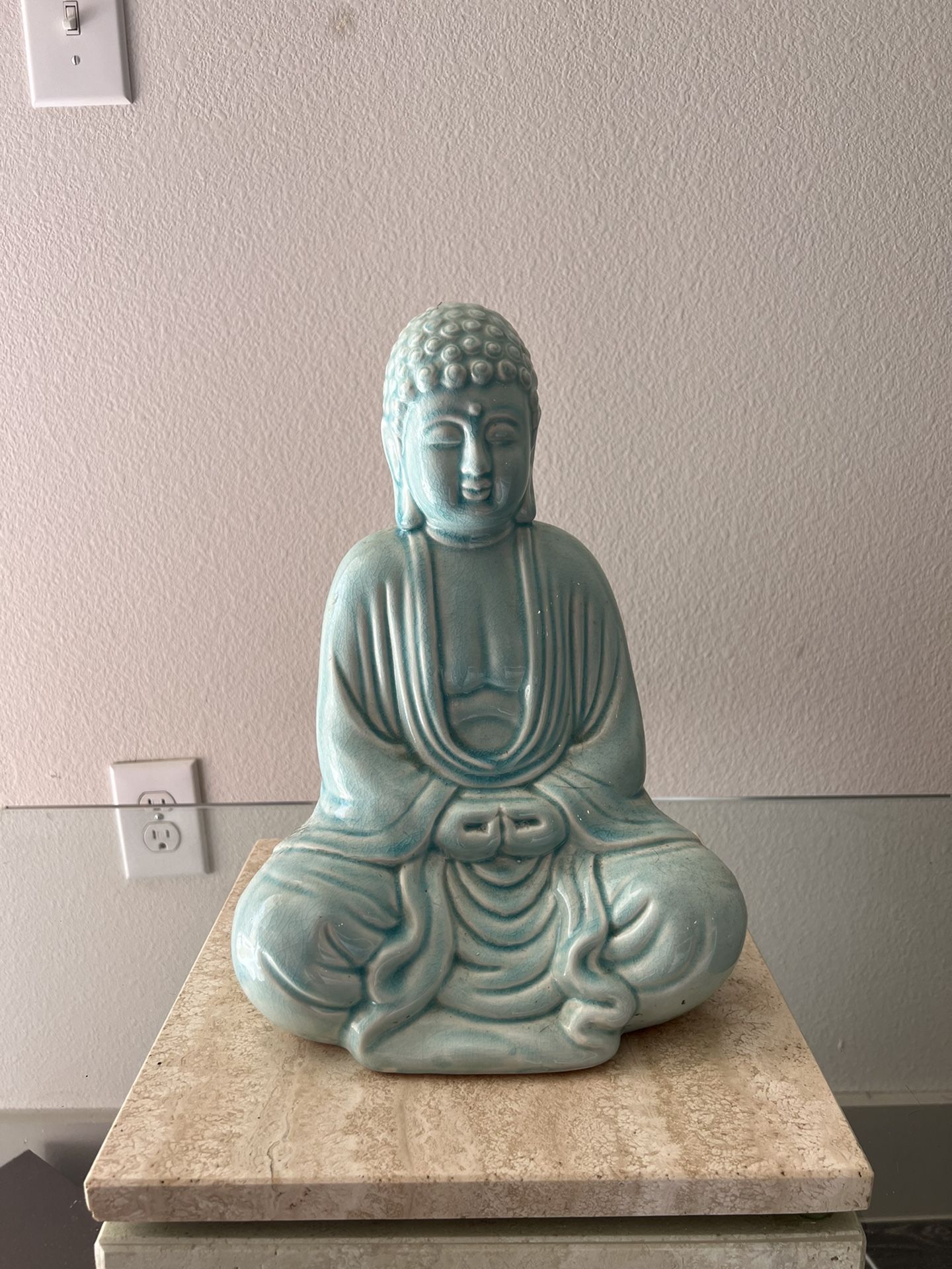 Modern yoga Meditating Buddha 