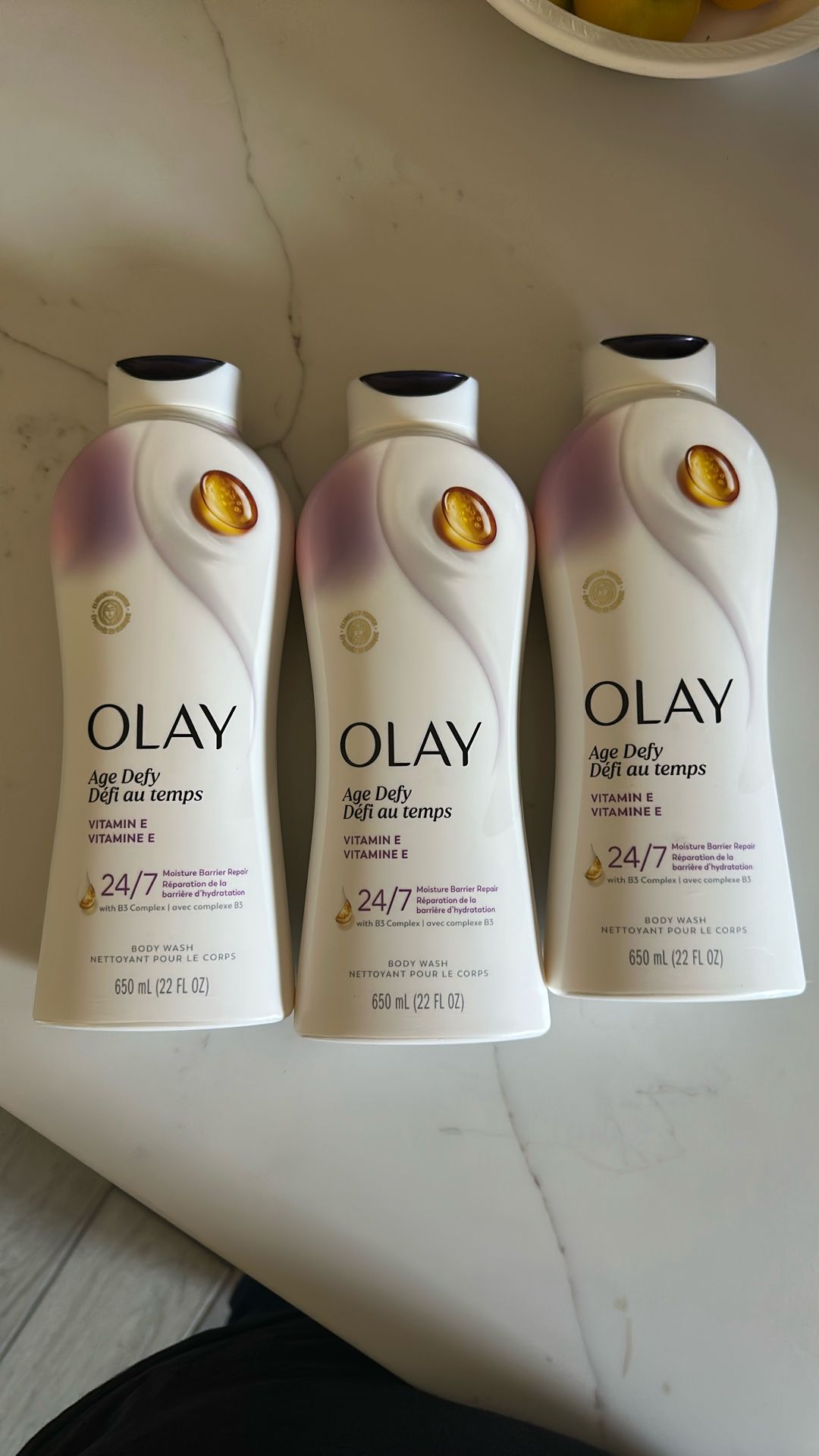 Olay Body Wash 3 × $15