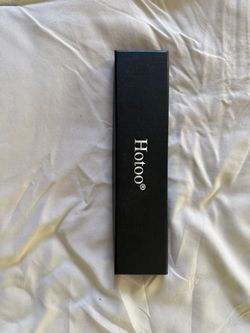 NIB Hotoo Black & Gold Boho Leather Wrap Cuff Bracelet w/ Open Heart & Crystals