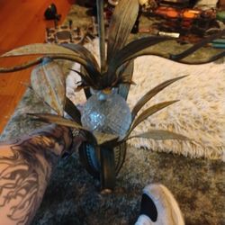 Metal Palm Tree Lamp