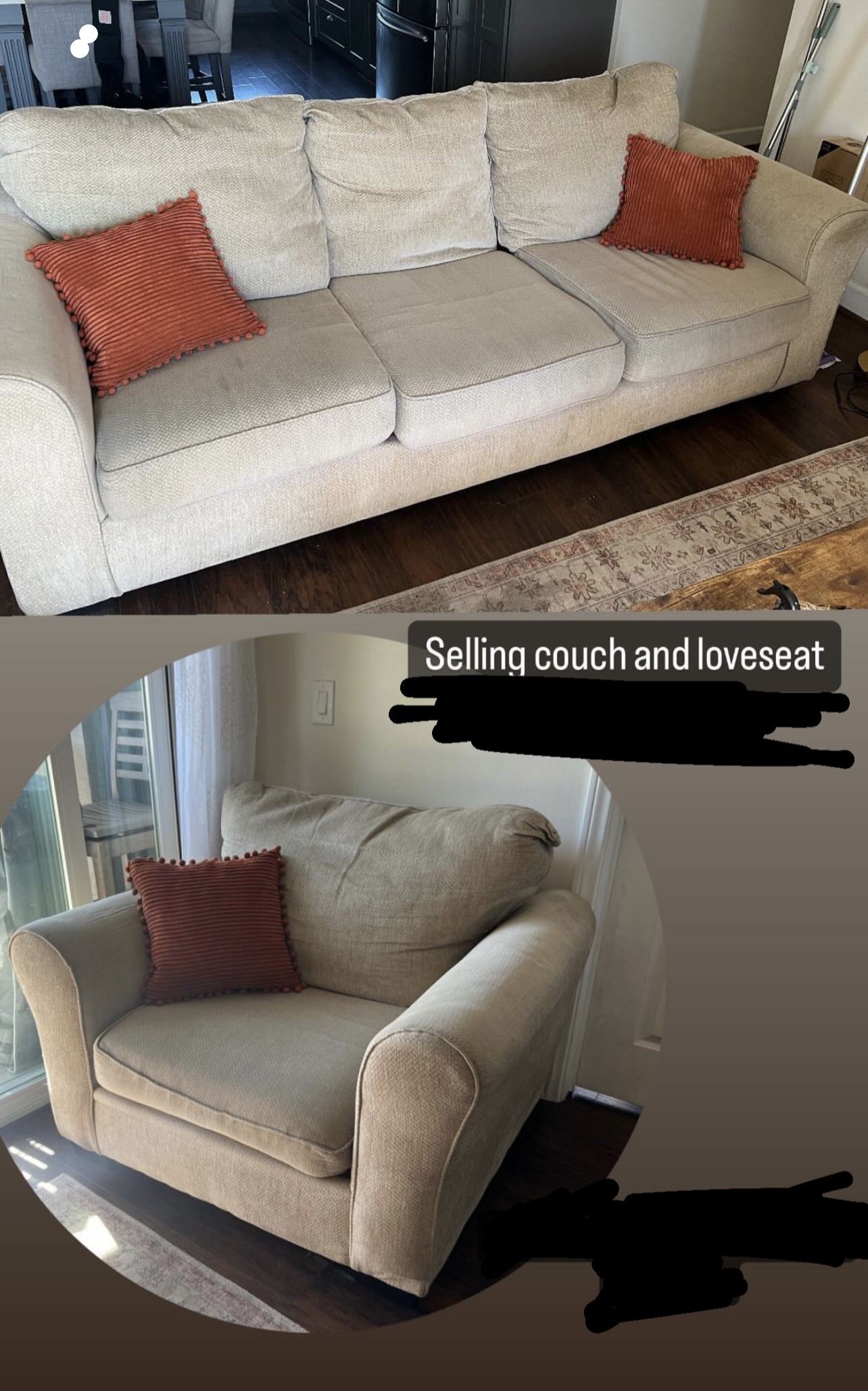 FREECouch And Love Seat/chair 